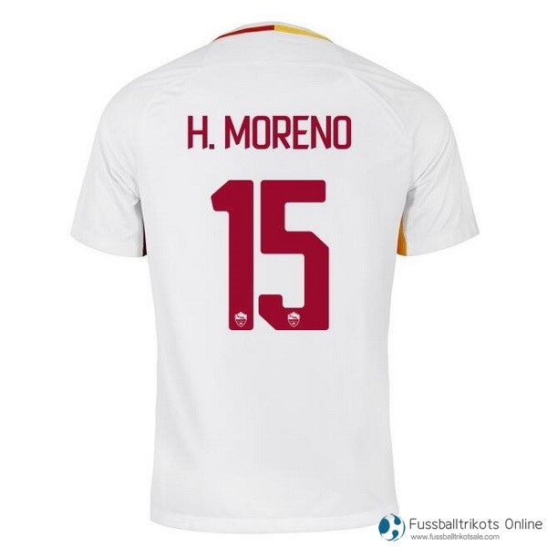 AS Roma Trikot Auswarts H.Moreno 2017-18 Fussballtrikots Günstig